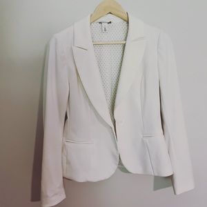 White House Black Market White blazer